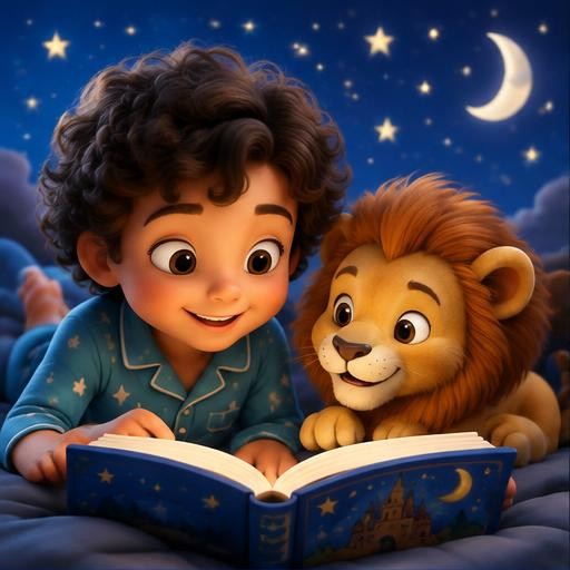 Exemplo ilustrativo: 3D acolhedor (estilo Pixar/Disney)